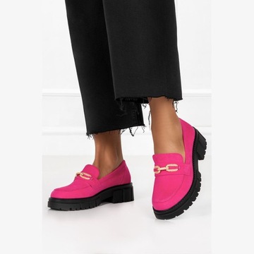 Moccasins Женская платформа обуви Золотой украшение 38