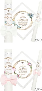 БЕЛАЯ ОДЕЖДА И КРЕЩЕСТВЕННАЯ СВЕЧА КРЕЩЕННОЕ ИМЯ