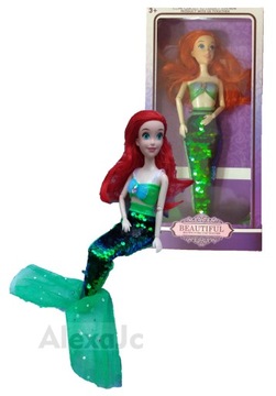 RUCHOMA UROCZA LALKA SYRENA MAŁA SYRENKA ARIELKA TYPU BARBIE