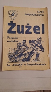 ŚLĄSK ŚWIĘTOCHŁOWICE - KKŻ KROSNO 22-04-1990 PROGRAM ŻUŻLOWY WYPEŁNIIONY