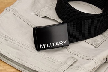 Pasek Parciany Wojskowy GRACIO MILITAEY Czarny