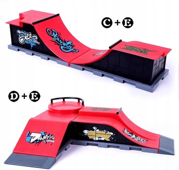 Технодека для грифа Skatepark Ramp, скейтборд