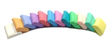 Глина для лепки ASTRA PASTEL 12 цветов.
