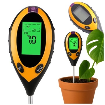 Dirvožemio rūgščių matuoklis dirvožemio 4prieš1 skaitiklis ph dirvožemio testeris žemės pagrindas drėgmė