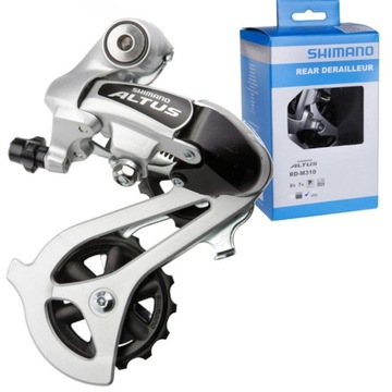 Przerzutka rowerowa tylna Shimano Altus RD-M310 silver