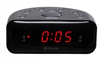 ДЕНВЕРСКИЕ РАДИО ЧАСЫ FM-РАДИО С ИНДИКАТОРОМ ПИТАНИЯ ОТ БАТАРЕИ