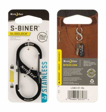 Карабин Nite Ize S-Biner Slidelock #3