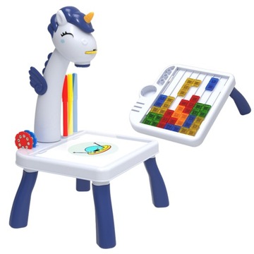 Проектор для обучения рисованию. Слайды-единорог.