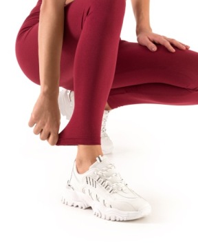 Женские длинные хлопковые леггинсы полные гетры