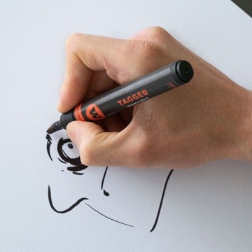 Маркер Molotow Tagger, долото 2-6 мм