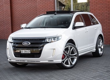Ford Edge I 2011 FORD EDGE SPORT AWD 3.7i 309PS biala perla pelny serwis 100% ORYGINAŁ!!!