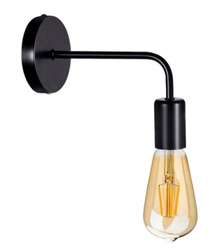 Kinkiet ścienny prosty stały LOFT edison 1x E27