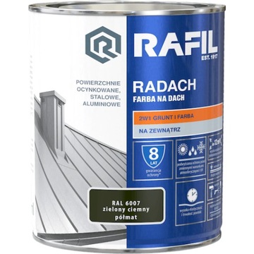 FARBA I GRUNT RAFIL RADACH CIEMNY ZIELONY 5L