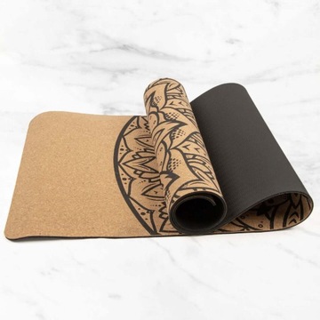 коврик для йоги Myga - Mandala 6 мм XL