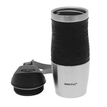 ТЕРМОКРУЖКА QUICK STOP 380мл KINGHOFF KH-4176