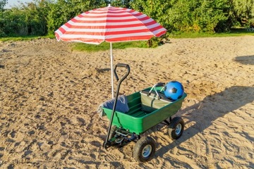 WÓZEK OGRODOWY PRZYCZEPKA TACZKA WYWROTKA 75l