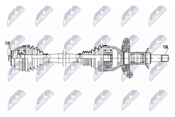 HŘÍDEL HNACÍ NTY NPW-BM-183