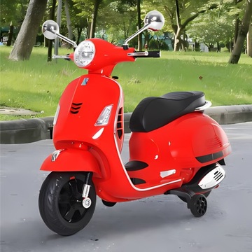 ЭЛЕКТРОСКУТЕР ДЛЯ ДЕТЕЙ СВЕТОВОЙ СИГНАЛ АККУМУЛЯТОР КРАСНЫЙ