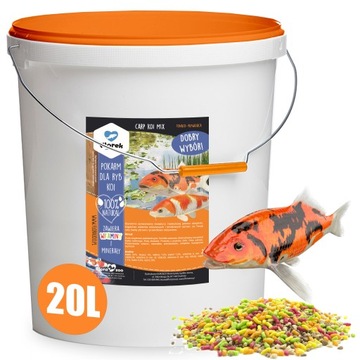 КОРМ ДЛЯ КАРПА КОИ FISH MIX FISH POND 20л