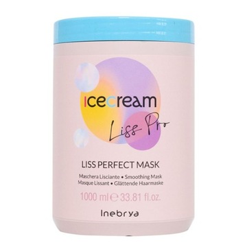 INEBRYA maska wygładza Ice Cream Liss-Pro 1000ml