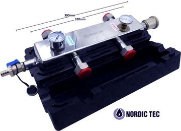 Гидравлическая муфта центрального отопления + манометр и термометр
