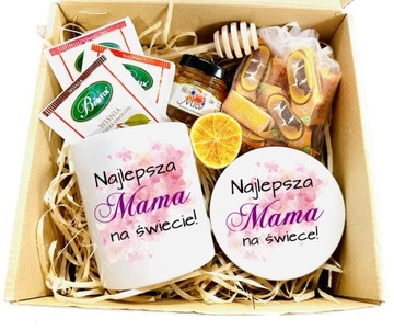 XXL Zestaw Prezentowy DZIEŃ MAMY Matki Niezbędnik Kubek BOX