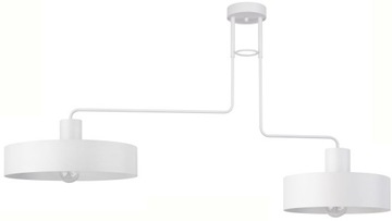 Designerski Nowoczesny SIGMA VASCO 2 BIAŁY plafon LED
