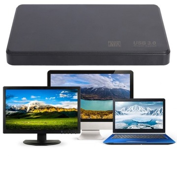OBUDOWA DYSKU 2,5'' KIESZEŃ HDD SATA USB 3.0 +ETUI