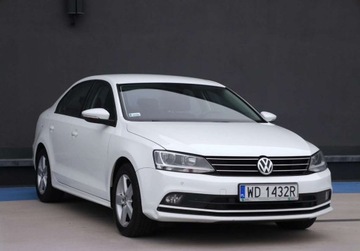 Volkswagen Jetta VI Sedan Facelifting 2.0 TDI 110KM 2017 Volkswagen Jetta 2.0 TDI 110HP Klimatronic Salon Pl. II.wlasciciel GWARANC