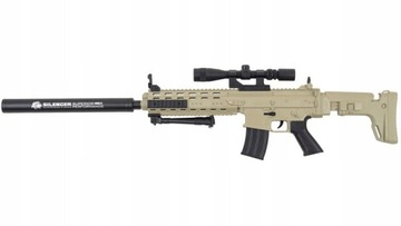 Karabin snajperski MK13 na kulki z laserem 65k