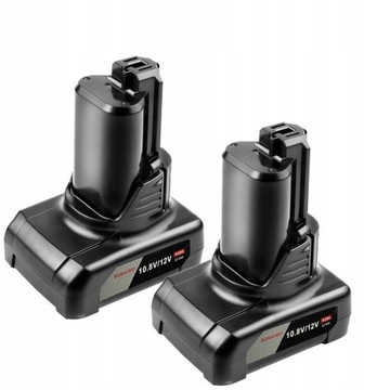 Профессиональный аккумулятор 2x для Bosch GBA 12 В 6,0 Ач