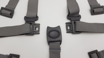 СЕРЫЕ ремни для коляски Tako, ремни для коляски Tako, Junama, завод