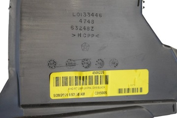 CHRYSLER GRAND VOYAGER ZAKONČENÉ INTERIÉR LEVÝ SPODNÍ ROG L0133446 2012 RHD