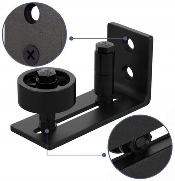 СИСТЕМА РАЗДВИЖНЫХ ДВЕРЕЙ САРАЯ + КОМПЛЕКТ РОЛИКОВЫХ НАПРАВЛЯЮЩИХ, 2 м LOFT