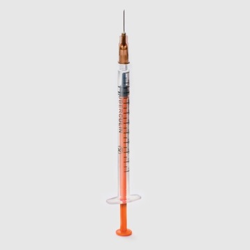 Strzykawka Do Tuberkuliny 1ML Z IGŁ 0,45 X13 (100)