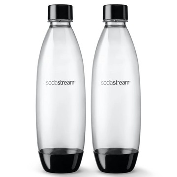 Butelki SodaStream Fuse 2x1L czarne do zmywarki
