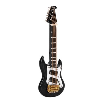 Миниатюрный магнит на холодильник с гитарой.