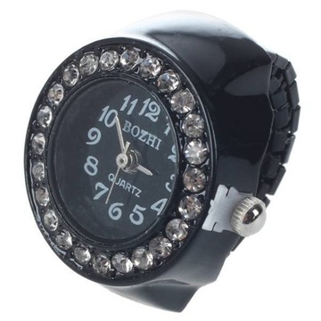 Creative anillos Finger Ring Watch Punk Mini