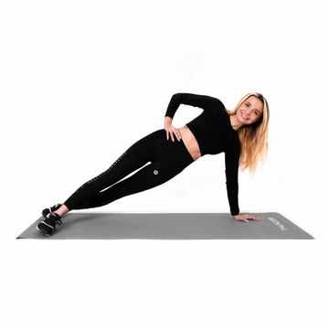 YOGI FITNESS Противоскользящий коврик для тренировок из ПВХ.