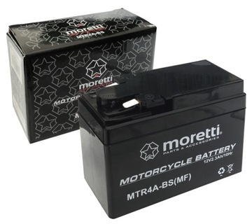 Akumulator żelowy MORETTI AGM MTR4A-BS 12 V 2.3 Ah
