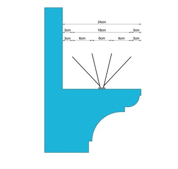 NIERDZEWNE KOLCE NA PTAKI GOŁĘBIE SZEROKIE 180MM