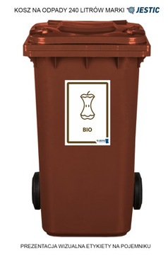 НАКЛЕЙКИ ДЛЯ РАЗДЕЛЕНИЯ МУСОРНЫХ БИН 30СМ А4 - 5 ШТ.