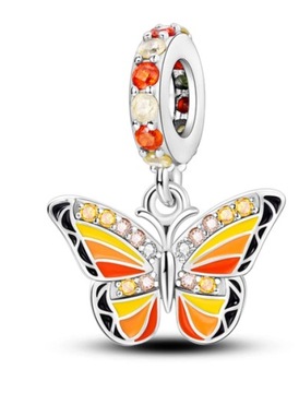 CHARMS ZAWIESZKA BIŻUTERIA MOTYL MOTYLEK model 7