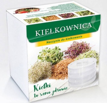 Kiełkownica naczynie do kiełkowania + kiełki 506