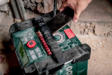Перезаряжаемая радиостанция Metabo RC 12-18 32 Вт BT DAB+ для зарядного устройства на строительной площадке