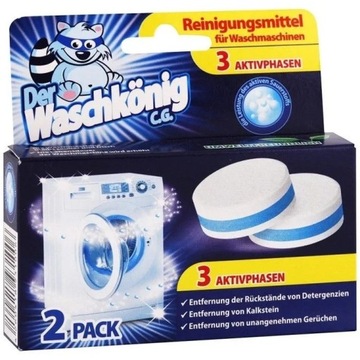 Tabletki do czyszczenia pralki Der Waschkonig 0,08 l 0,1 kg