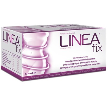 LINEA FIX HERBATA ZIOŁOWA 20sasz ODCHUDZANIE DIETA