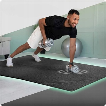 КОВР ПАЗЗЛ НАПОЛЬНЫЙ ДЛЯ ТРЕНАЖЕРОВ ТРЕНАЖЕРА, ТОЛСТАЯ РЕЗИНА