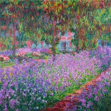 Re C Monet Ogród Artystyczny w Giverny 80x80 obraz