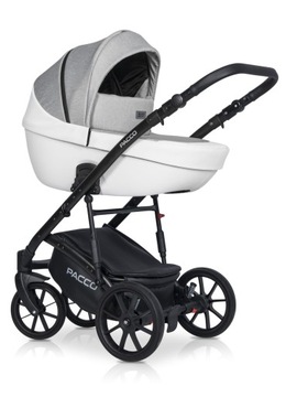 PACCO Riko Basic 2в1 детская коляска КОМПЛЕКТ С СУМКОЙ И ФОЛЬГОЙ + МОСКИТНАЯ СЕТКА